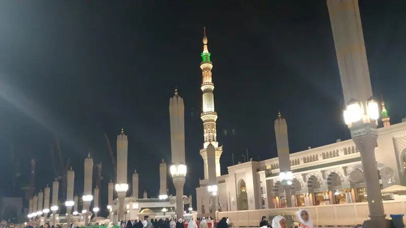 Jemaah haji di Masjid Nabawi, Madinah. Nurmayanti/Liputan6.com