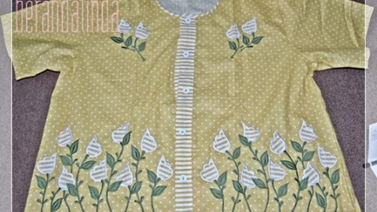 Daster Sulam, Buah Tangan Unik dari Kota Malang