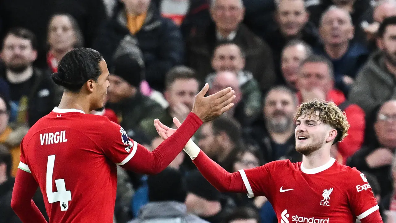 FOTO Pemain Liverpool, Harvey Elliott dan Virgil van Dijk