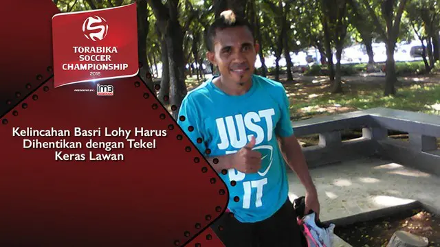 Gelandang PSM Makassar, Hasan Basri Lohy terkenal dengan kelincahannya. Pada laga melawan Persela Lamongan banyak tekel keras yang menghantamnya untuk menghentikan kecepatan tersebut.