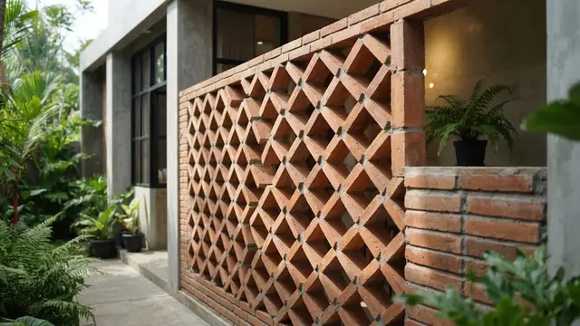 Inspirasi Dinding Bata Berongga untuk Ventilasi Rumah Minimalis