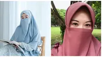 Potret Artis Mualaf Pakai Cadar. (Sumber: Instagram/larissachou/xolovelyayana)