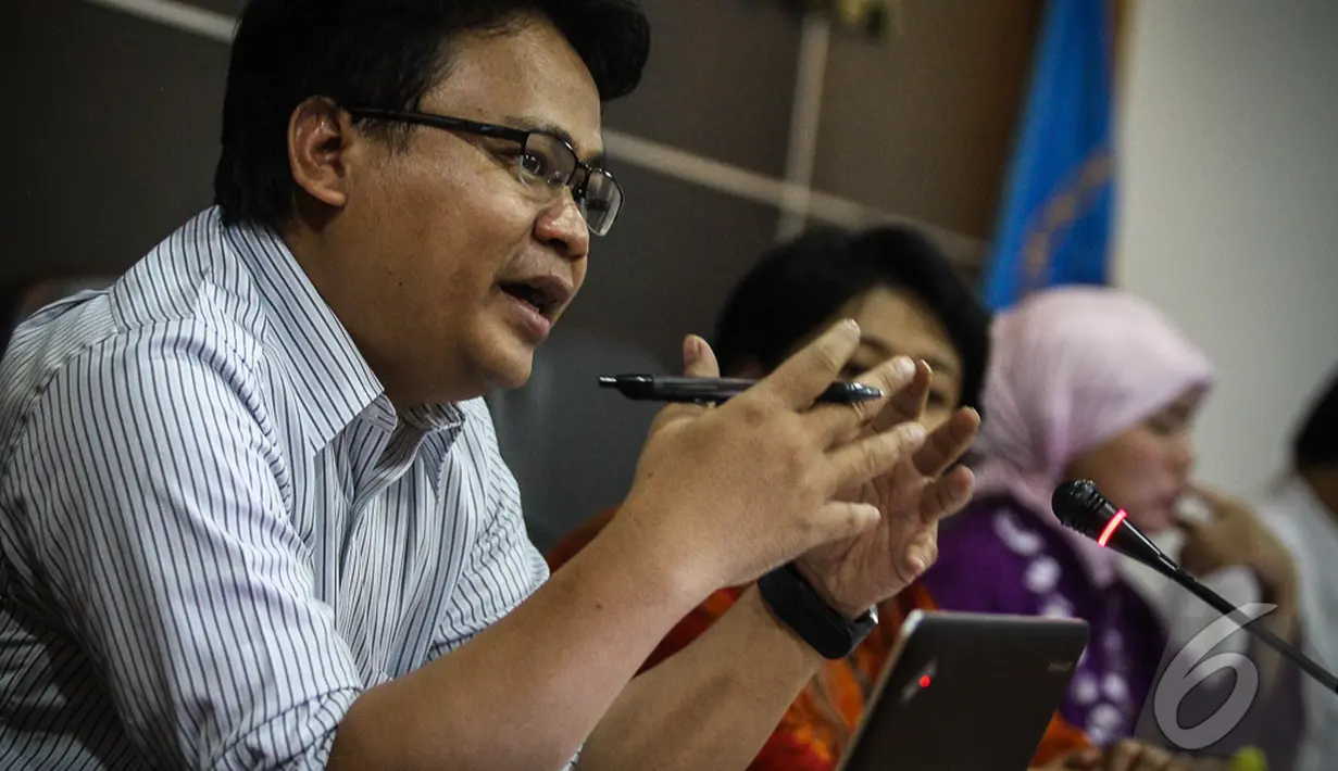 Sebagai lembaga perlindungan HAM, Komnas dengan tegas menolak adanya hukuman mati di Indonesia. Hal ini dikarenakan di dalam hukuman tersebut melanggar atas hak hidup dari seseorang, Jakarta, Rabu (15/10/2014) (Liputan6.com/Faizal Fanani)