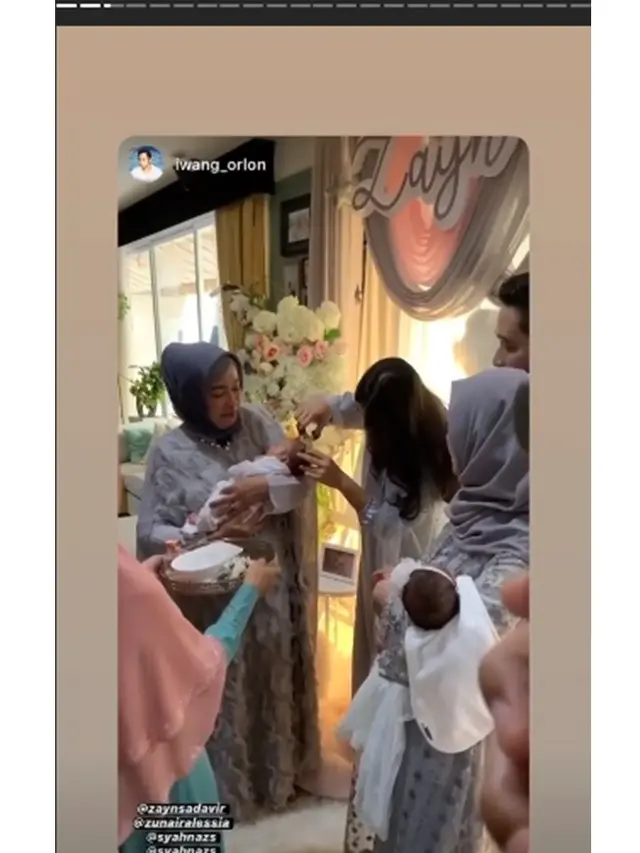 6 Potret Akikah Anak Kembar Syahnaz Sadiqah dan Jeje Govinda, Penuh Suka Cita