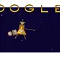 Google Doodle Rayakan Grand Final Cassini Si Penjelajah Saturnus (Google screen capture)