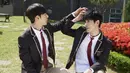 Tampaknya setelah bermain bersama dalam Cheese In The trap, hubungan persahabatan Park Hae Jin dan Park Ki Woong semakin erat. (Foto: soompi.com)