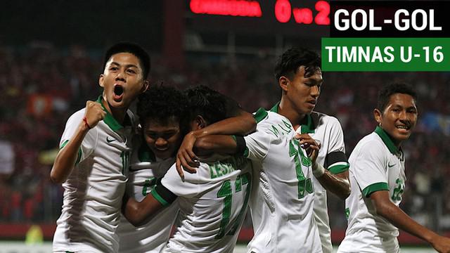 Berita video gol-gol yang diciptakan Timnas Indonesia U-16 pada fase grup Piala AFF U-16 2018.