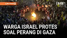 Ratusan warga Israel turun ke jalan di Tel Aviv pada Sabtu (16/8), untuk memprotes pemerintah yang berencana memperluas operasi militer di Gaza.