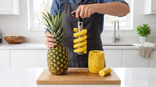 Cara Mengupas Nanas Bebas Sampah