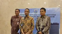 Penjabat (Pj) Gubernur DKI Jakarta Heru Budi Hartono meniadakan salat Id di Jakarta Internasional Stadium (JIS), Jakarta Utara (Winda Nelfira)