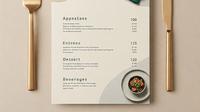 Desain Daftar Menu. Gemini.Ai