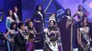 Edymar Martinez Blanco Miss International 2015, dari Venezuela saat hadir dalam malam puncak pemilihan Putri Indonesia di Jakarta Convention Center, Jumat (19/2) malam. (Nurwahyunan/Bintang.com)