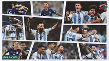 Kolase - Kompliasi Pemain Timnas Argentina (Bola.com/Adreanus Titus)