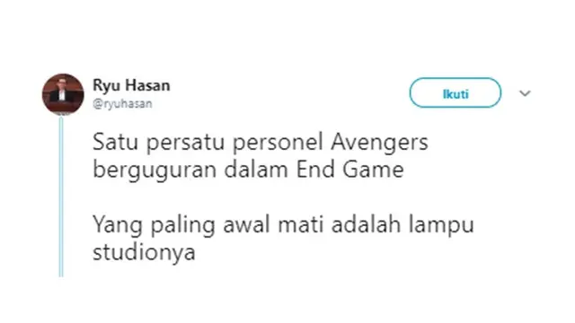 Spoiler Endgame (Sumber: Twitter/ryuhasan)