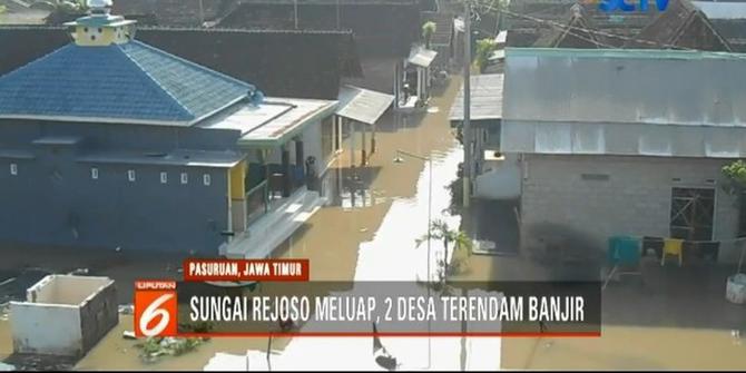 Usai Normalisasi Sungai, Pasuruan Kembali Terendam Banjir