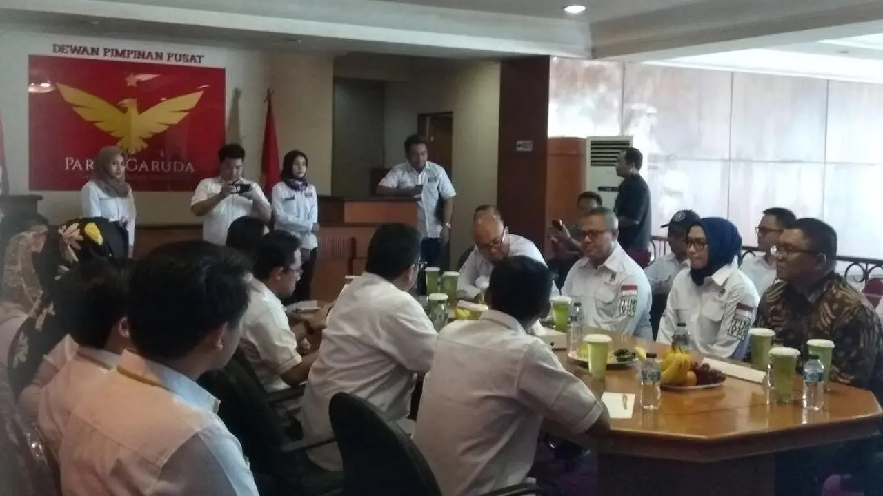 KPU melaksanakan verifikasi faktual terhadap Partai Garuda sebagai salah satu calon peserta Pemilu 2019.