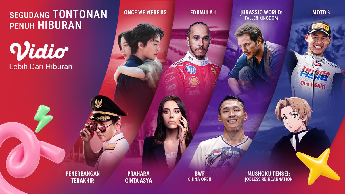 Cari Tontonan Hiburan? Vidio Hadirkan Film, Drama, Anime, hingga Sports