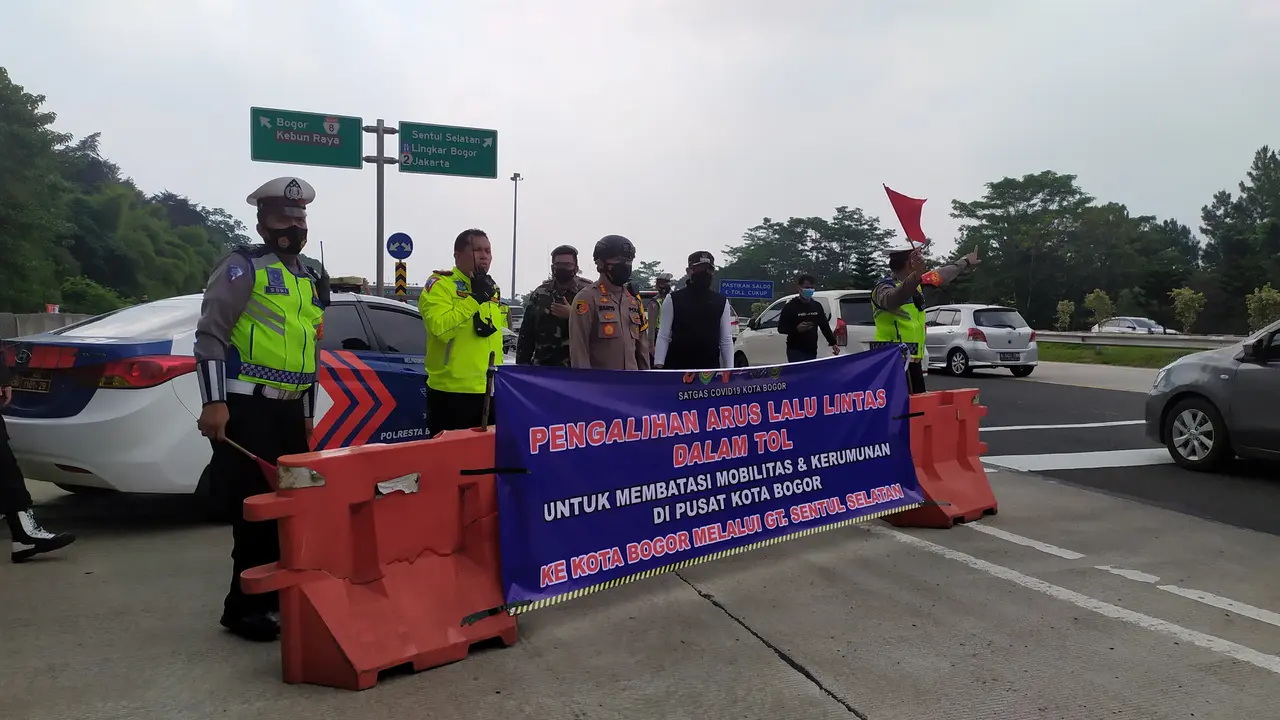 Rekayasa lalin di GT Bogor imbas kemacetan di dalam kota