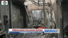 40 rumah warga padat penduduk di Jelambar, Grogol Petamburan, Jakarta, hangus dilalap api.