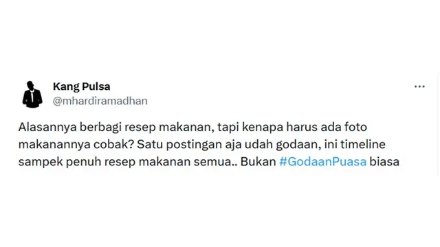 6 Cerita Netizen Godaan Puasa di Waktu Sore Ini Bikin Ngakak