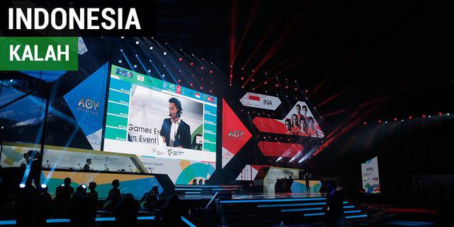 VIDEO: Tim AoV Indonesia Kalah dari Chinese Taipei