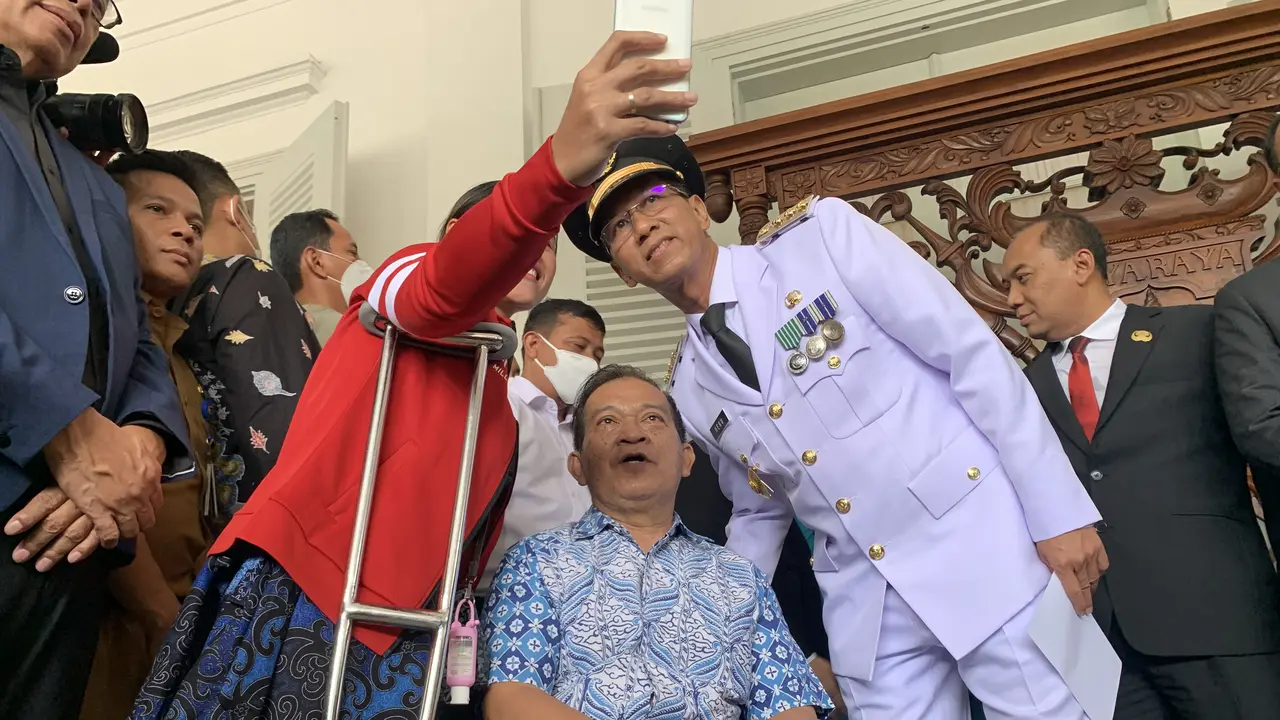 Penjabat Gubernur DKI Jakarta Heru Budi Hartono di Balai Kota DKI Jakarta, Senin (17/10/2022).