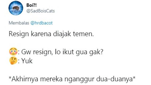 10 Alasan Aneh Netizen saat Resign dari Kantor, Enggak Habis Pikir