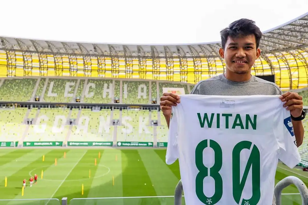 Witan Sulaeman bergabung dengan Lechia Gdansk.