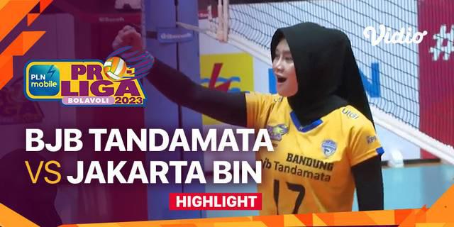 VIDEO: Laga Seru di Final Four PLN Mobile Proliga 2023, Bandung BJB Tandamata Bungkam Jakarta BIN
