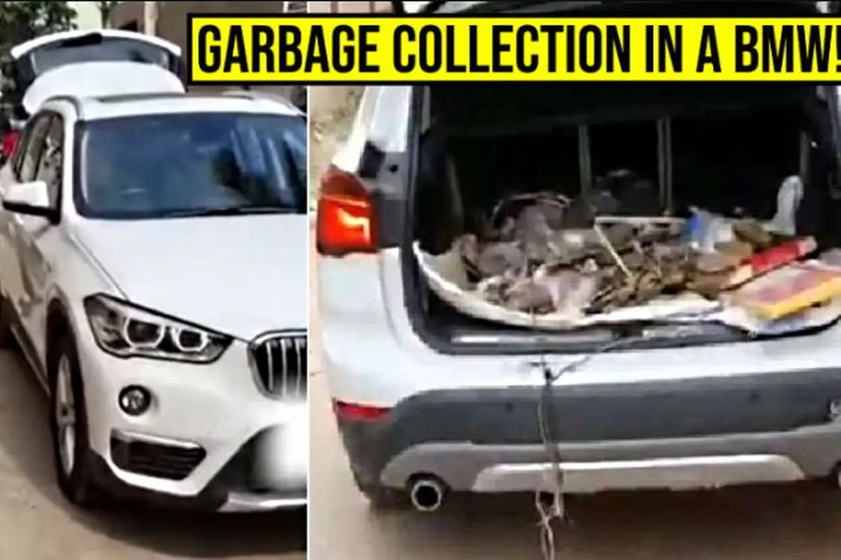 BMW X1 Dijadikan Mobil Pengangkut Sampah oleh Pemiliknya (Cartoq)