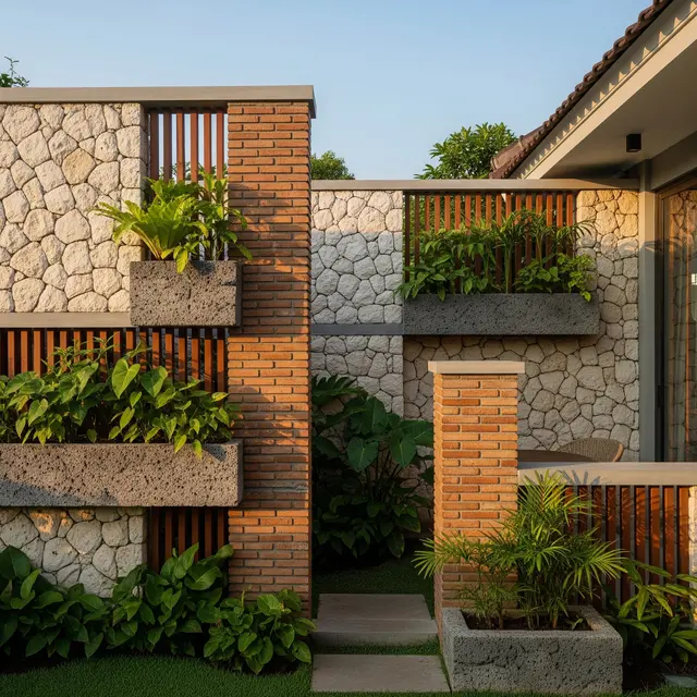 Pembatas Rumah yang Estetik dan Fungsional Selain Pagar