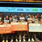 Djarum Foundation memberikan bonus kepada atlet-atletnya yang berprestasi, salah satunya Kevin Sanjaya, atas keberhasilan menjuarai Indonesia Open 2019. Penghargaan diberikan di Jakarat, Kamis (8/8/2019). (Bola.com/Yus Mei Sawitri)