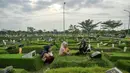 Tradisi ini biasanya dilakukan, satu hari atau dua hari menjelang Ramadan. (JUNI KRISWANTO/AFP)