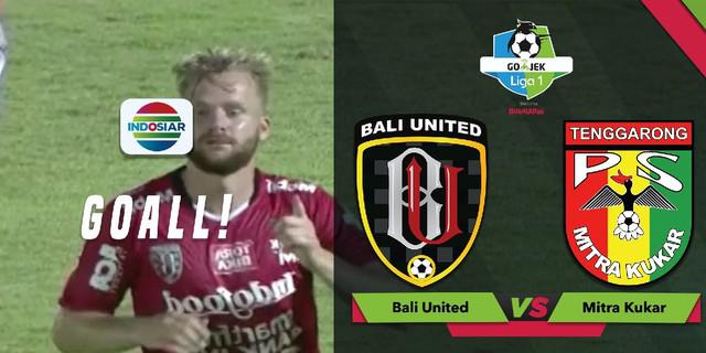 VIDEO: Gol Penentu Kemenangan Bali United atas Mitra Kukar