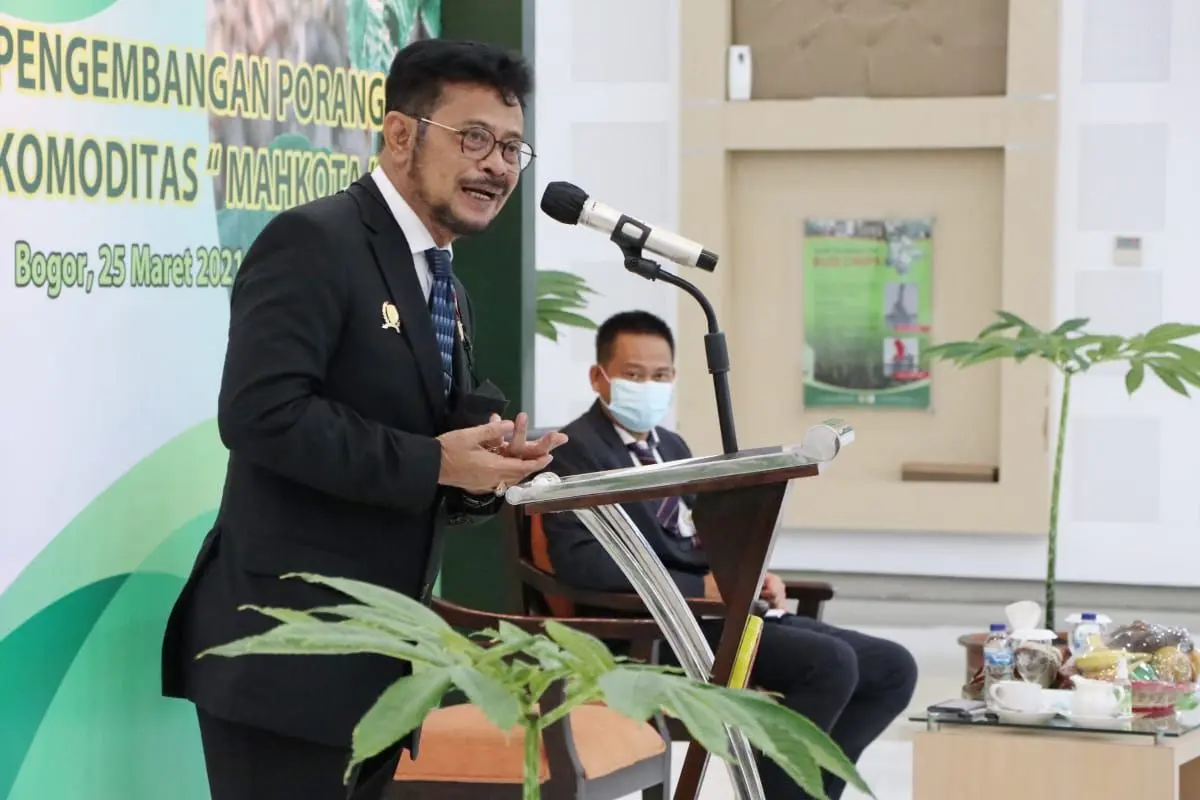 Mentan Syahrul Yasin Limpo membuka talkshow komoditas Porang yang memiliki potensi besar terhadap perkembangan ekspor produk pertanian nasional.