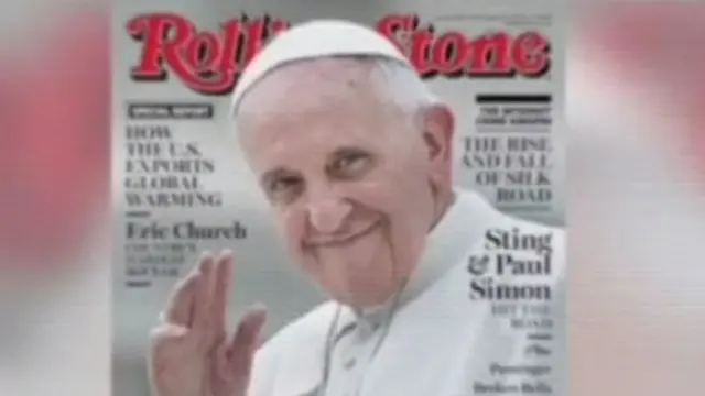 [VIDEO] `Superpope` Paus Fransiskus Jadi Cover Majalah Rolling Stone
