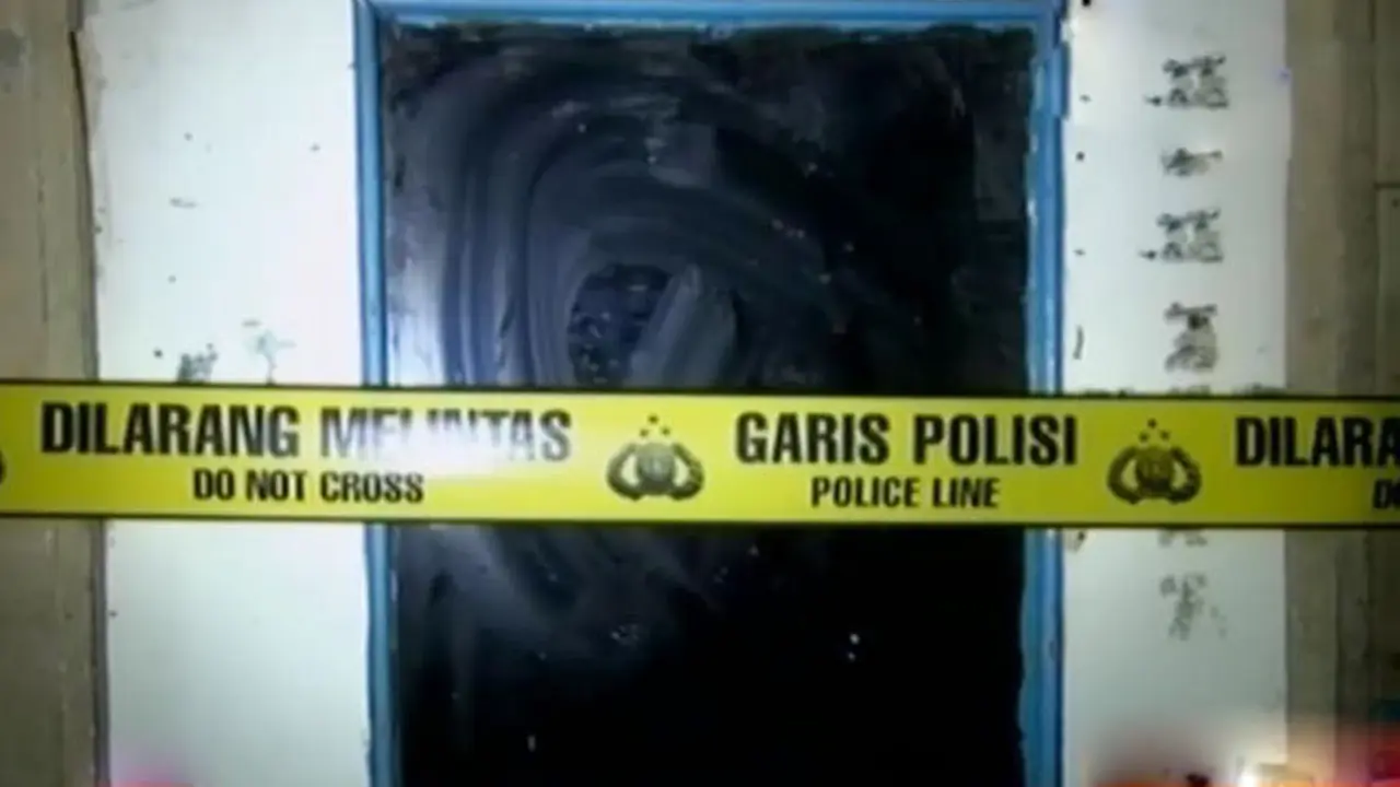 Warung Sekaligus Rumah A Akhirnya Dipasangi Garis Polisi