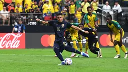 Tiga gol Ekuador dicetak melalui bunuh diri Kasey Palmer, Kendry Paez, dan Alan Minda. (Candice Ward / GETTY IMAGES NORTH AMERICA / Getty Images via AFP)