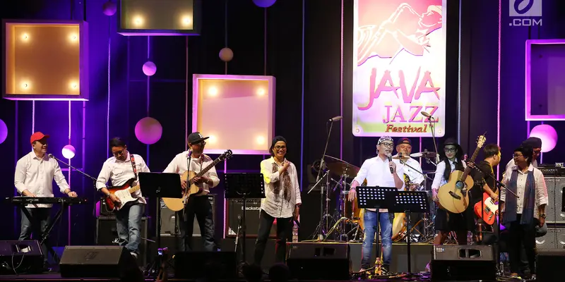 Bikin Heboh, Begini Gaya Menteri Jokowi Lewat Elek Yo Band di Java Jazz Festival