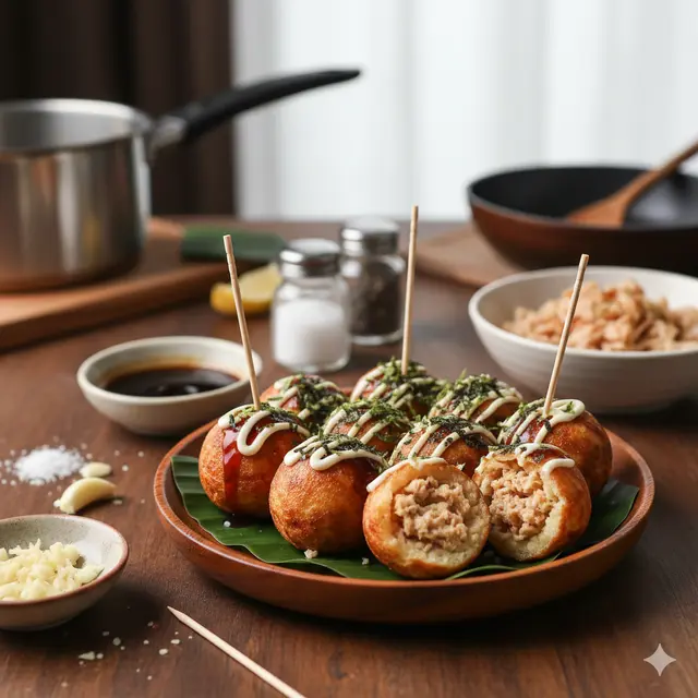 Resep Variasi Takoyaki (Foto: Gemini AI)