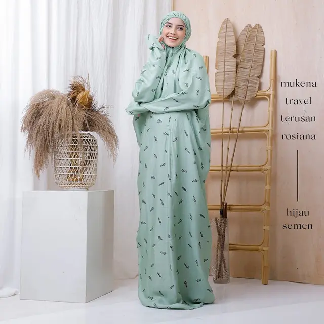 Mukena Rayon Motif Rosiana dari Jumuna