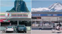 Minimarket di Thailand viral karena mirip spot foto populer Gunung Fuji, Jepang