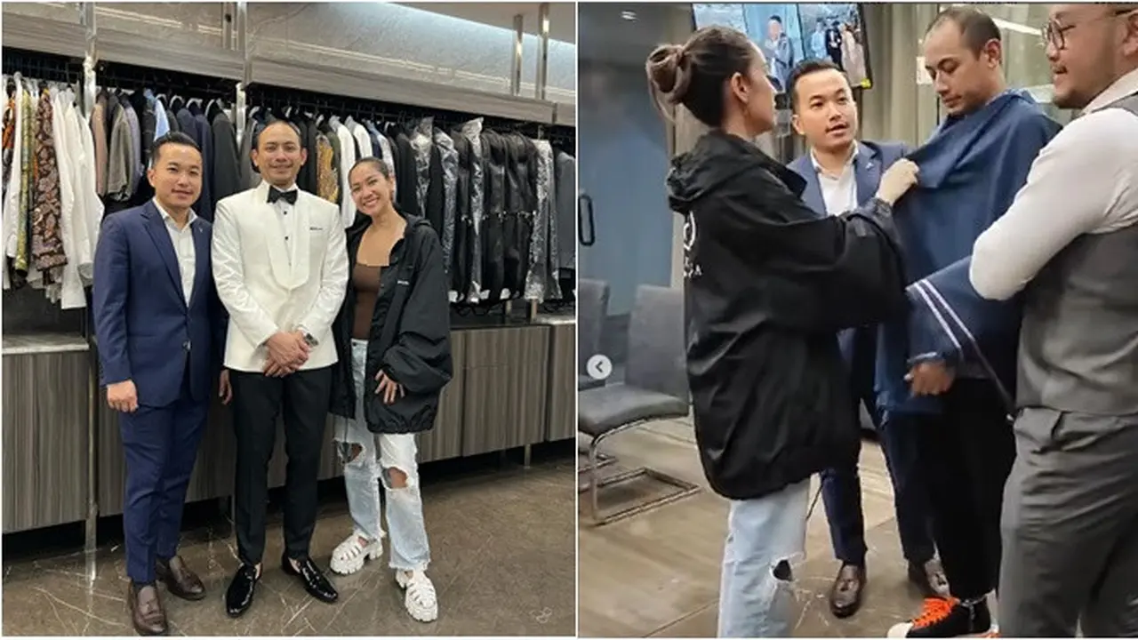 6 Potret BCL Temani Tiko Aryawardhana Fitting Jas, Momen Manis Sebelum Menikah
