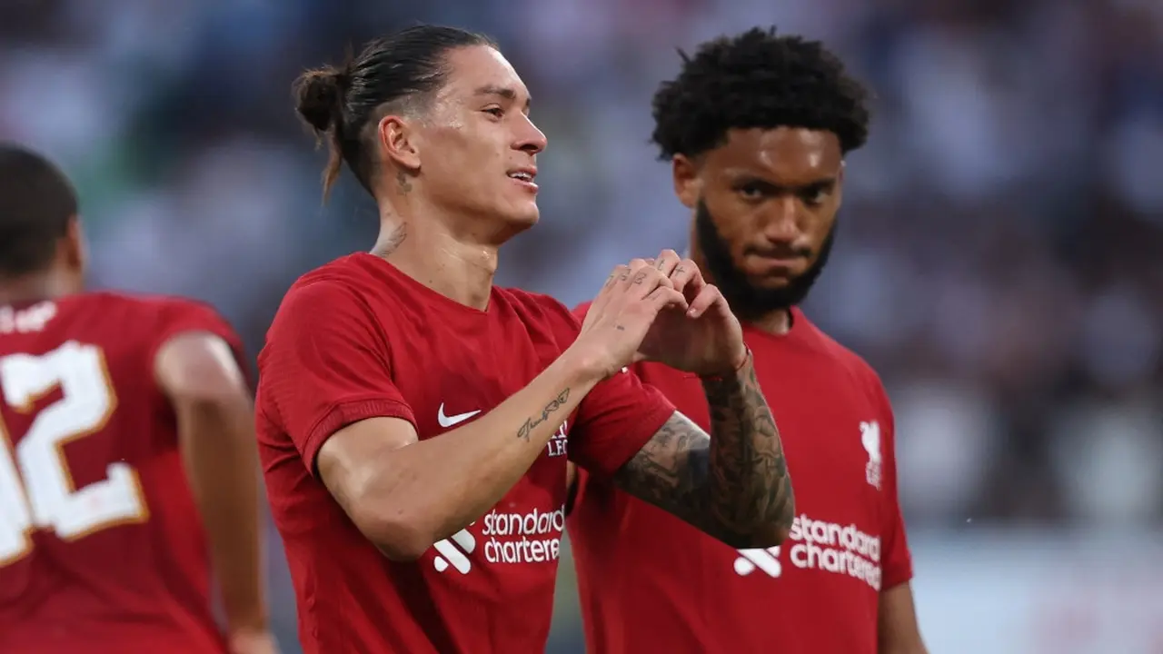 Winger Liverpool, Darwin Nunez.