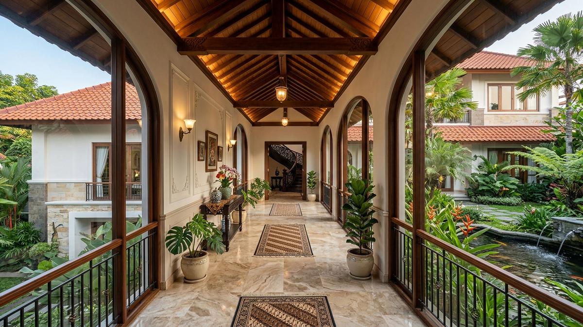 8 Inspirasi Lorong Rumah, Cocok untuk Penghubung Dua Bangunan