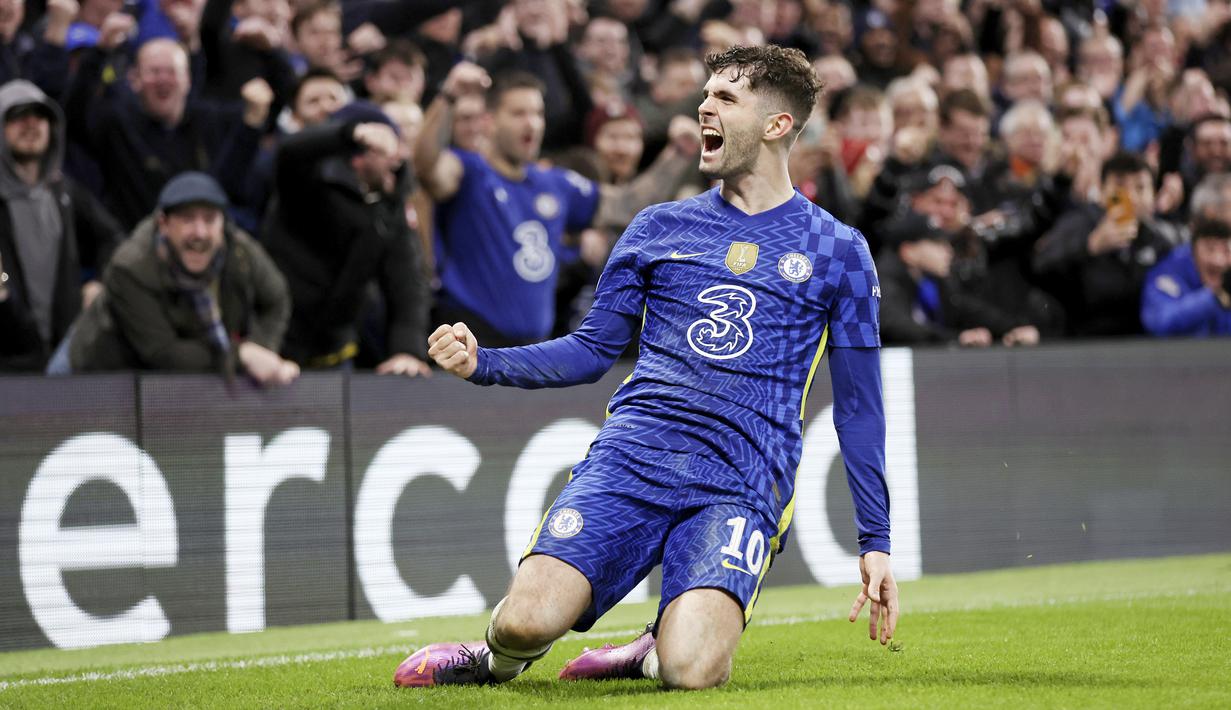 Christian Pulisic - Cedera menjadi momok bagi pemain berusia 23 tahun ini. Pulisic belum mampu menunjukkan puncak performanya sejak diboyong dari Borussia Dortmund dengan banderol 57 juta poundsterling pada 2019 lalu. (AP/Ian Walton)