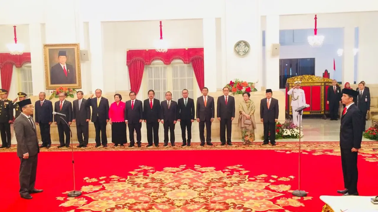Presiden Jokowi melantik Yahya Cholil Staquf sebagai anggota Wantimpres