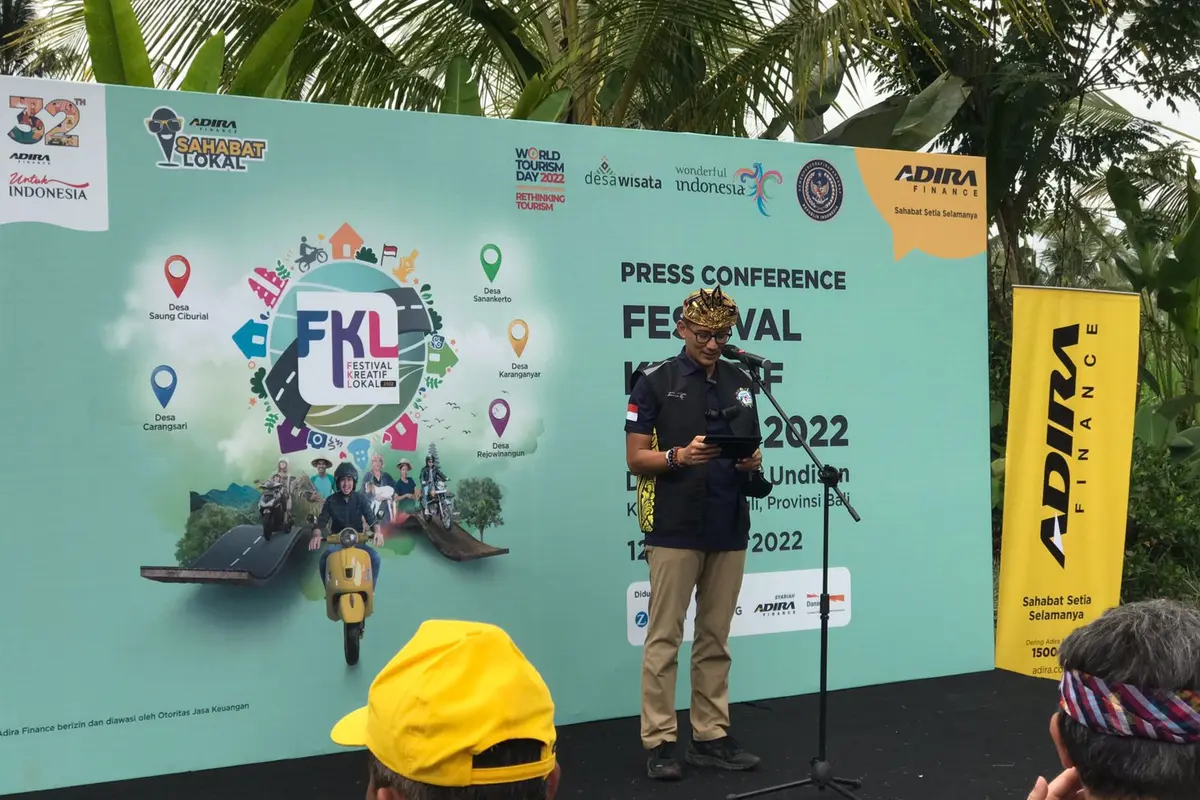 Kemenparekraf RI Gelar Festival Kreatif Lokal 2022 di Desa Wisata bersama Adira Finance