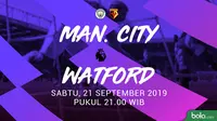 Premier League - Manchester City Vs Watford (Bola.com/Adreanus Titus)