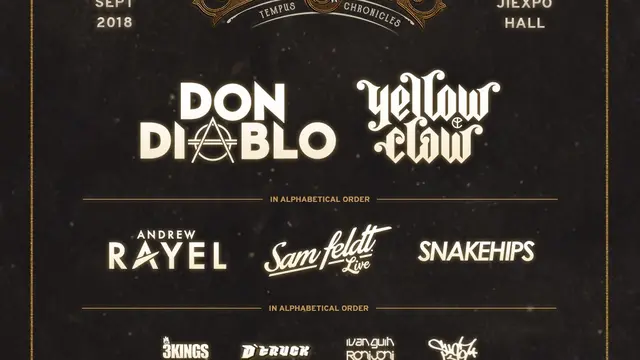 Full line up invasion 2018
